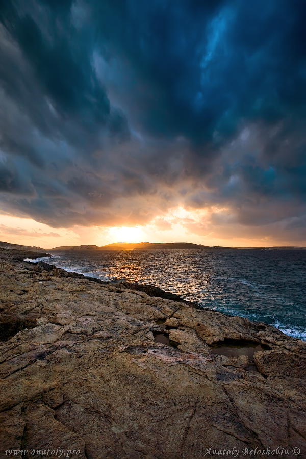 Sunset,  Malta, Anatoly Beloshchin