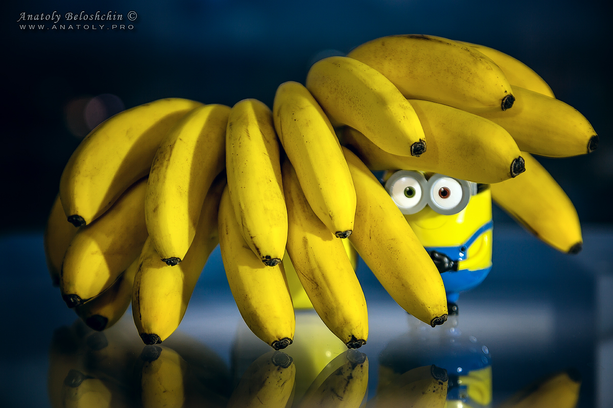Minion and banana