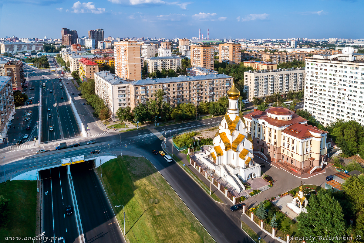 Церковь Александра Невского в Кожухове; Moscow, Anatoly Beloshchin