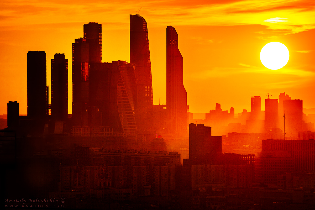 Moscow, Sunset