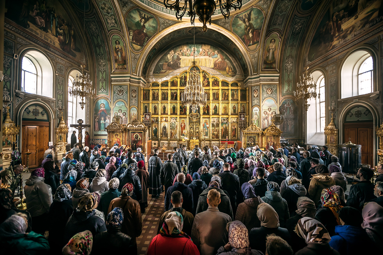 Страстная пятница, Храм Святой Троицы г. Озеры