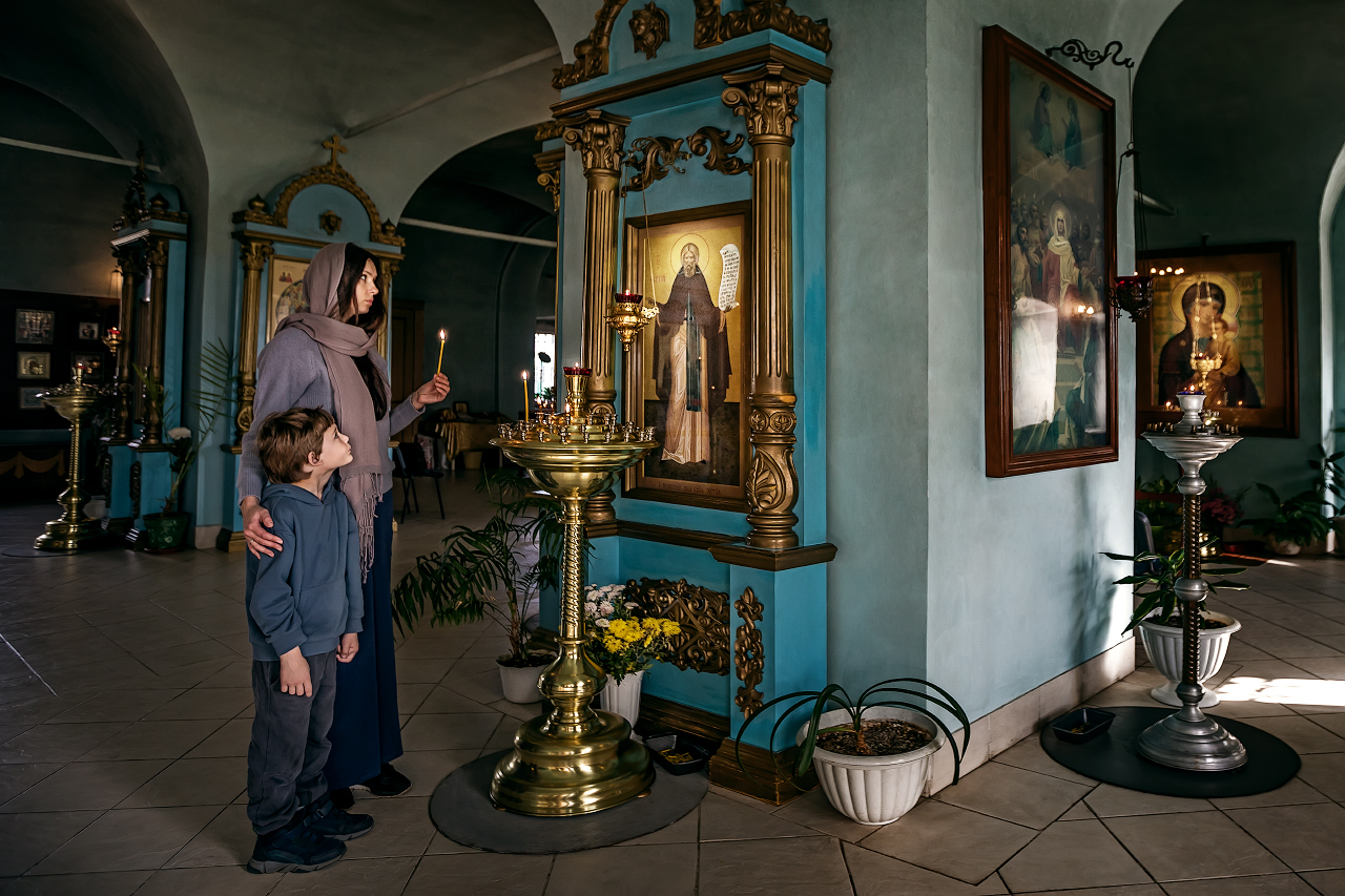 Храм преподобного Сергия Радонежского , село Горы