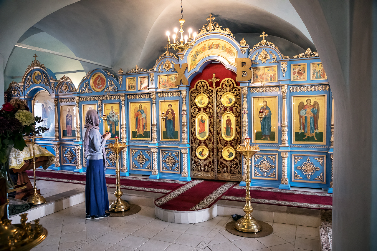 Храм преподобного Сергия Радонежского , село Горы