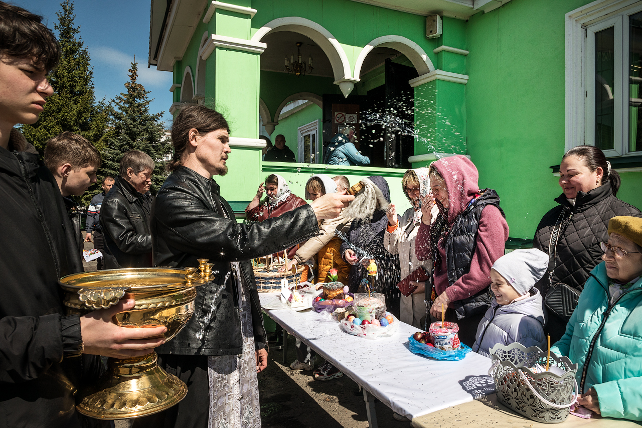 Святая Пасха Христова,  Храм Пресвятой Троицы, г. Озёры