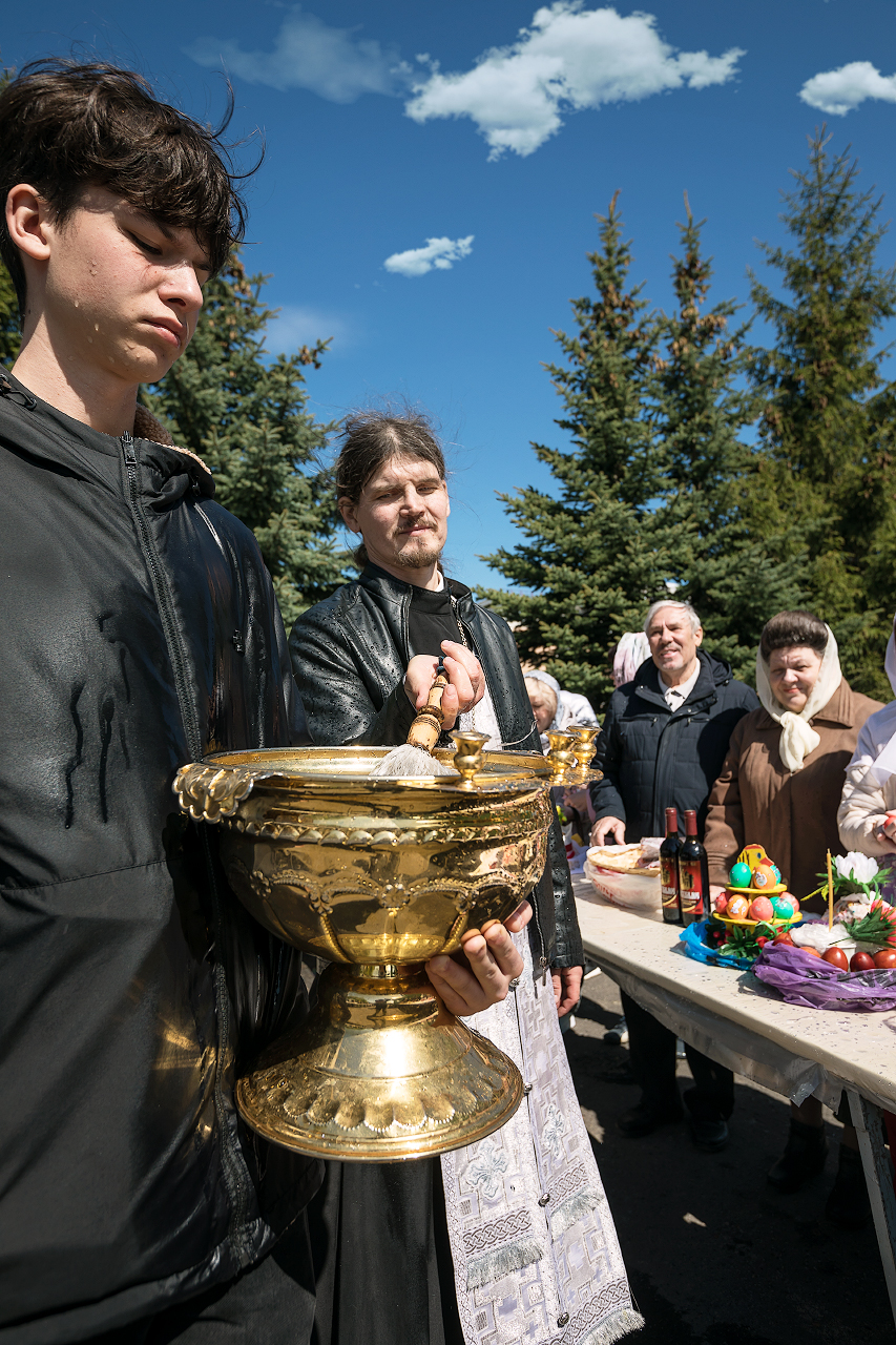 Святая Пасха Христова,  Храм Пресвятой Троицы, г. Озёры