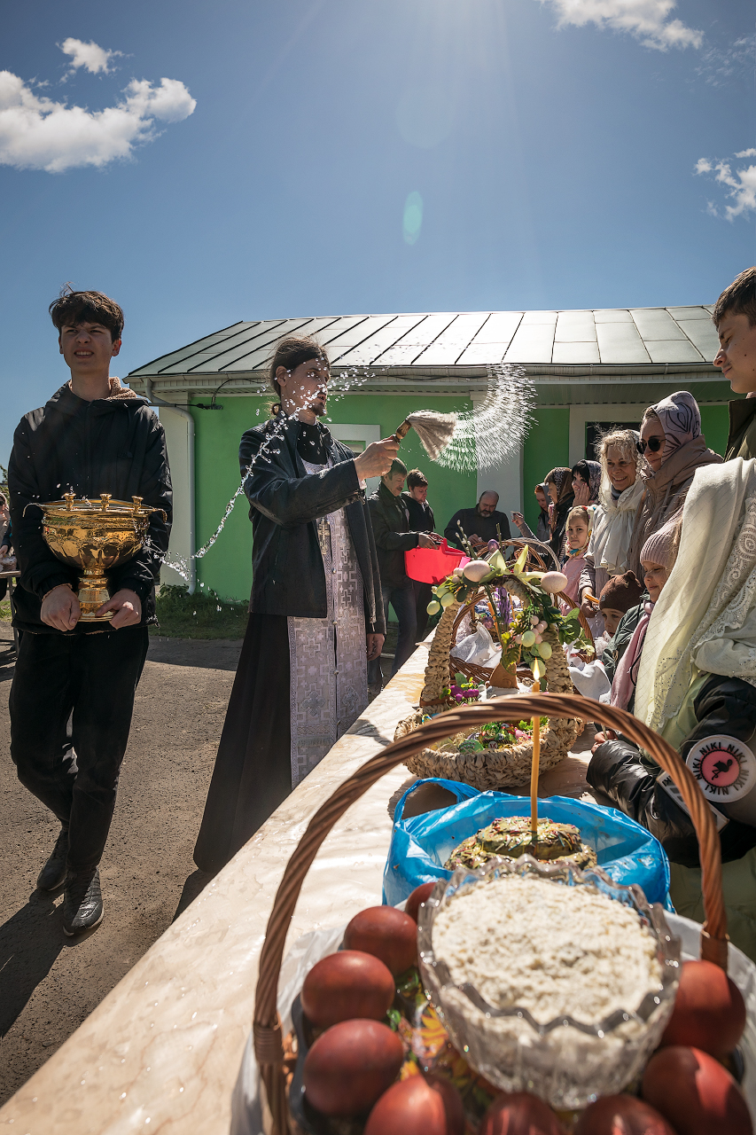 Святая Пасха Христова,  Храм Пресвятой Троицы, г. Озёры