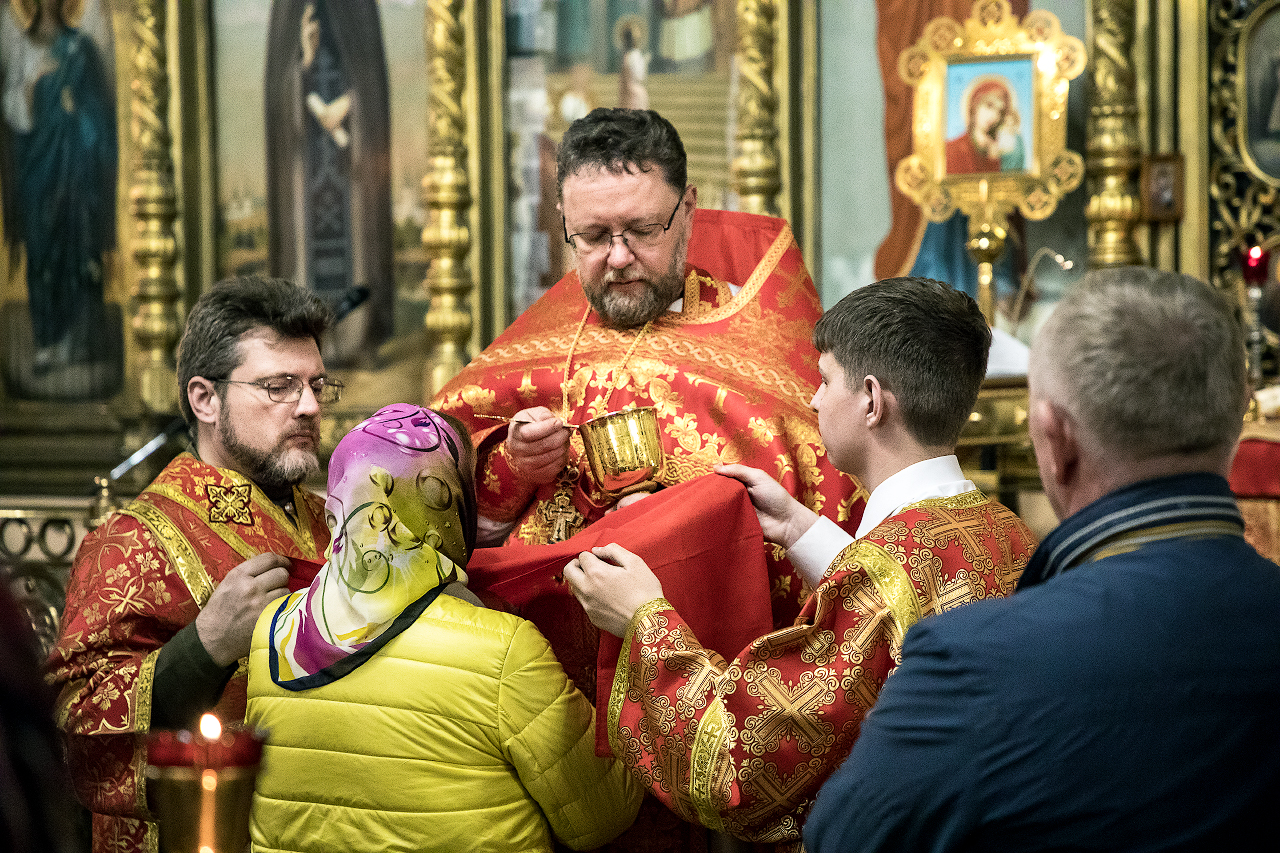 Святая Пасха Христова,  Храм Пресвятой Троицы, г. Озёры