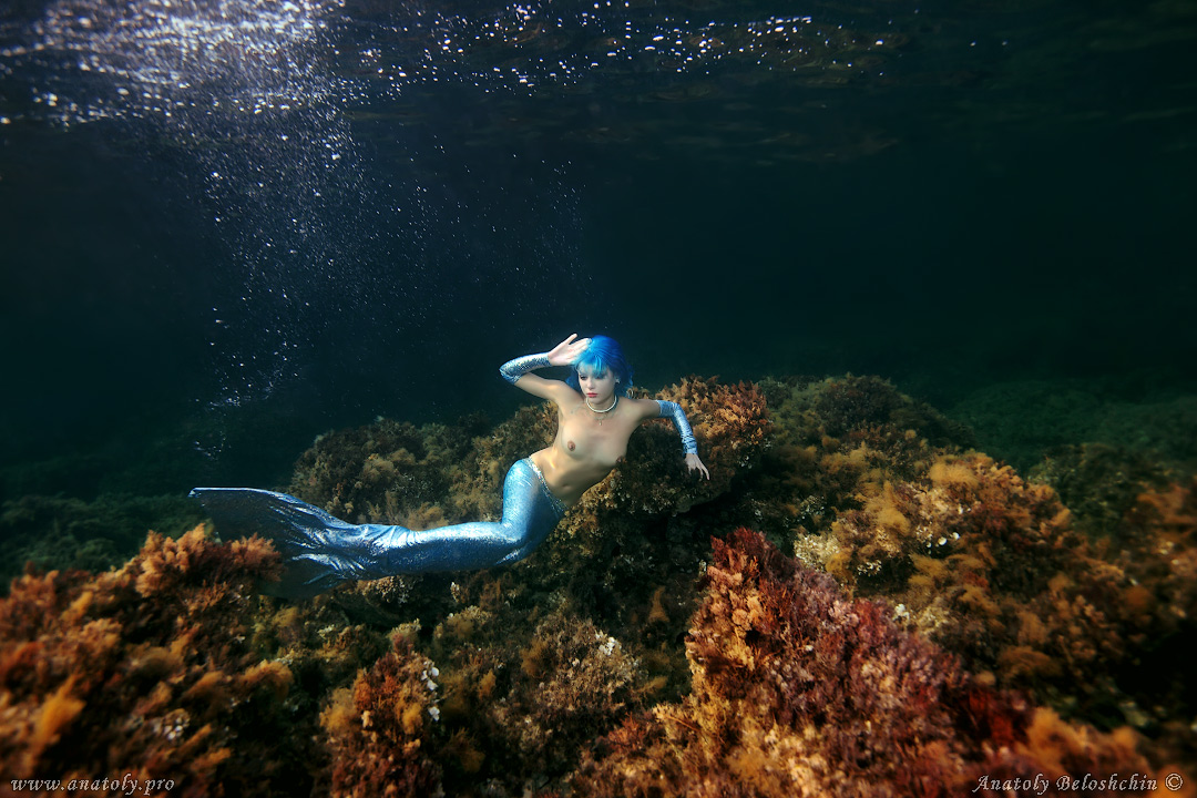 Underwater model, Cyprus, Beloshchin, Белощин