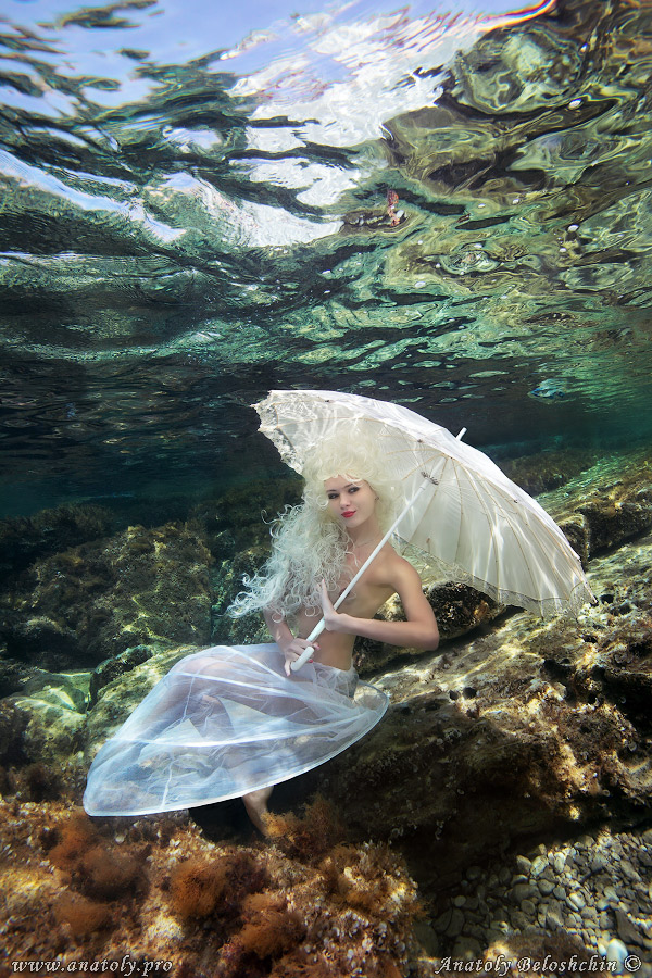 Underwater model, Cyprus, Beloshchin, Белощин