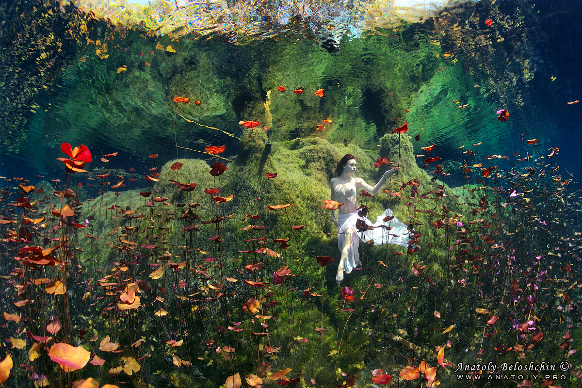 Cenote Aktun Ha, model, Anatoly Beloshchin, Mexico, Tulum, Анатолий Белощин