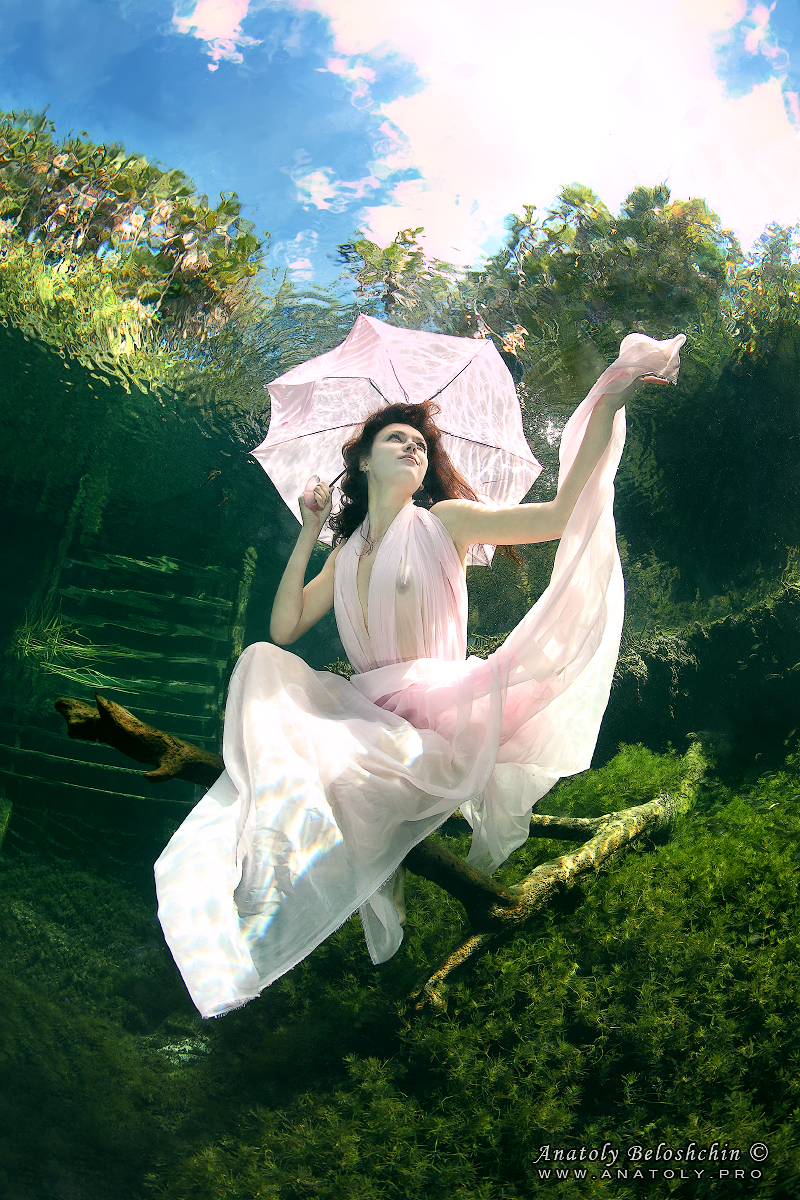 Cenote Cristal, model, Anatoly Beloshchin, Mexico, Tulum, Анатолий Белощин