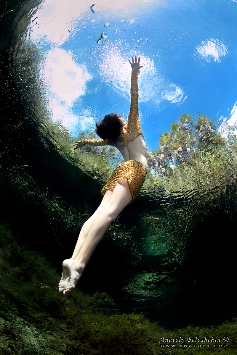 Cenote Cristal, model, Anatoly Beloshchin, Mexico, Tulum, Анатолий Белощин