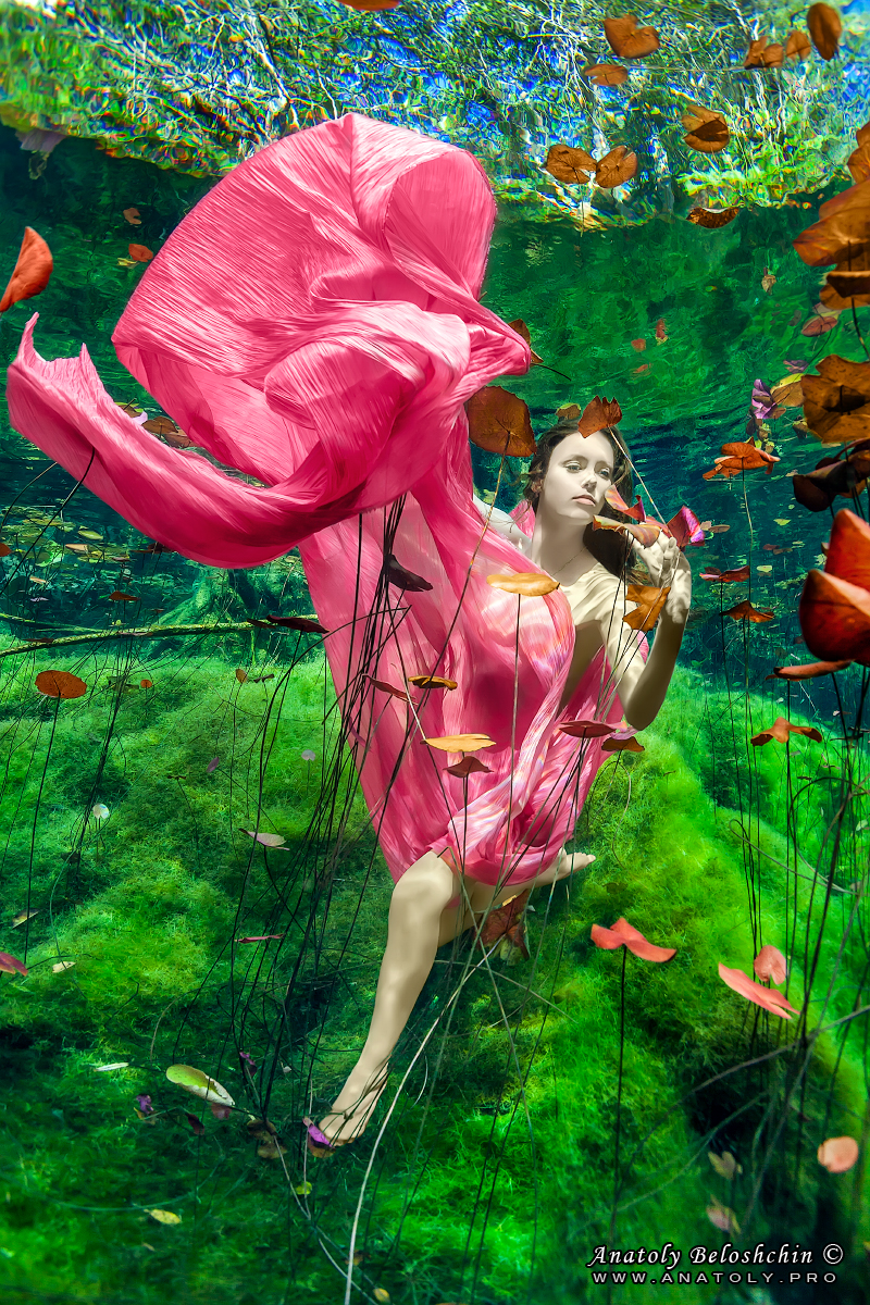 Cenote Aktun Ha, model, Anatoly Beloshchin, Mexico, Tulum, Анатолий Белощин