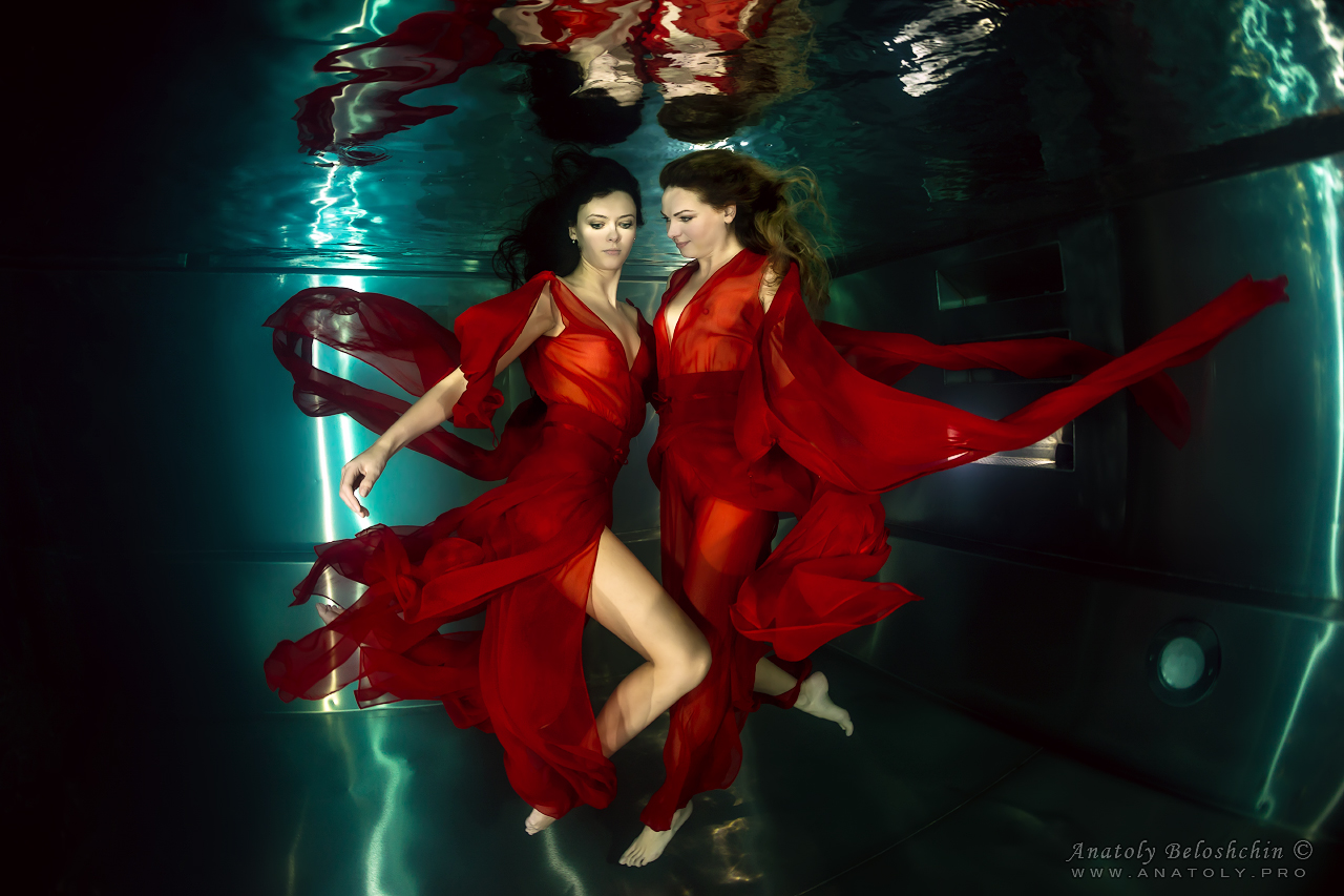 Swimming pool, underwater model, Anatoly Beloshchin, Бассейн МЧС, Анатолий Белощин