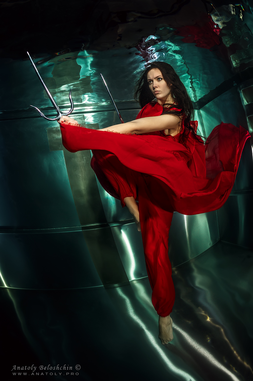 Swimming pool, underwater model, Anatoly Beloshchin, Бассейн МЧС, Анатолий Белощин