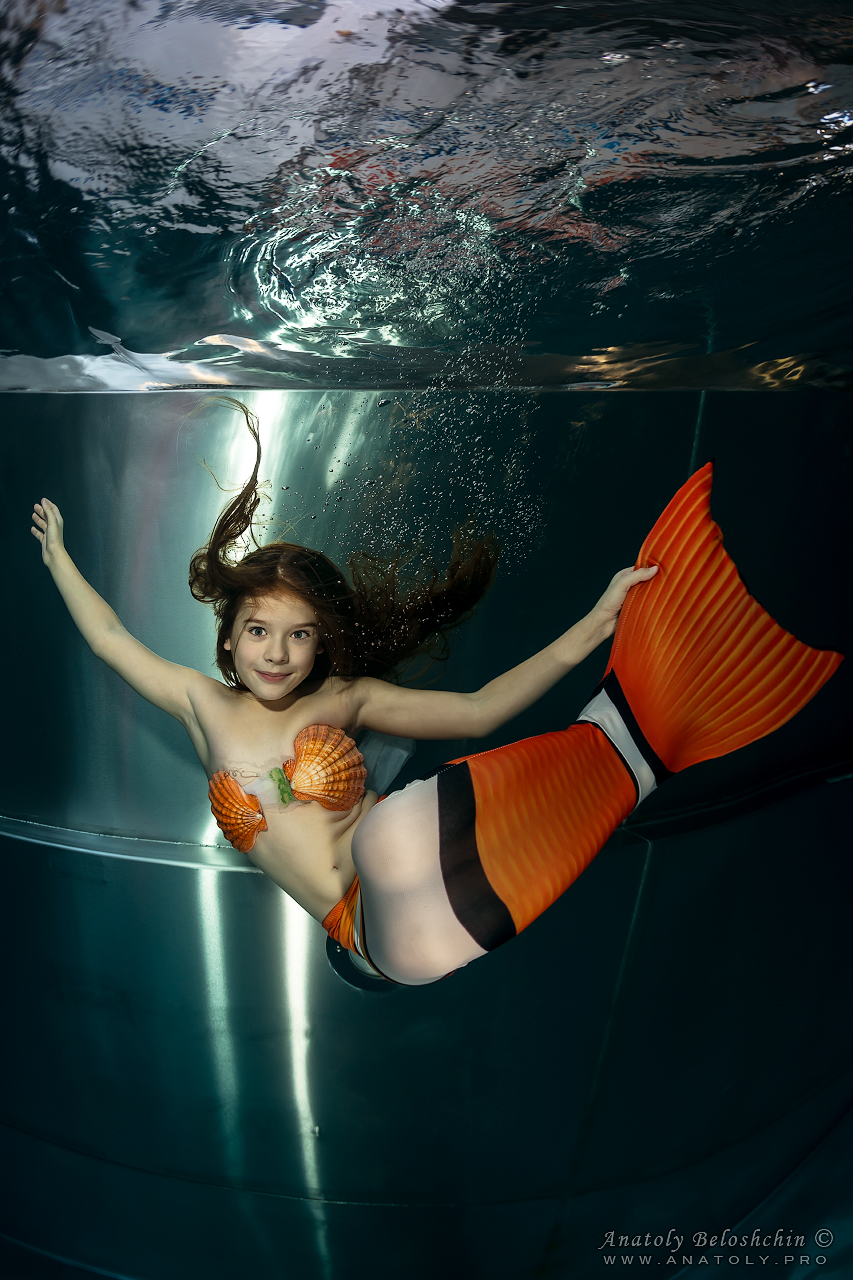 Swimming pool, underwater model, Anatoly Beloshchin, Бассейн МЧС, Анатолий Белощин
