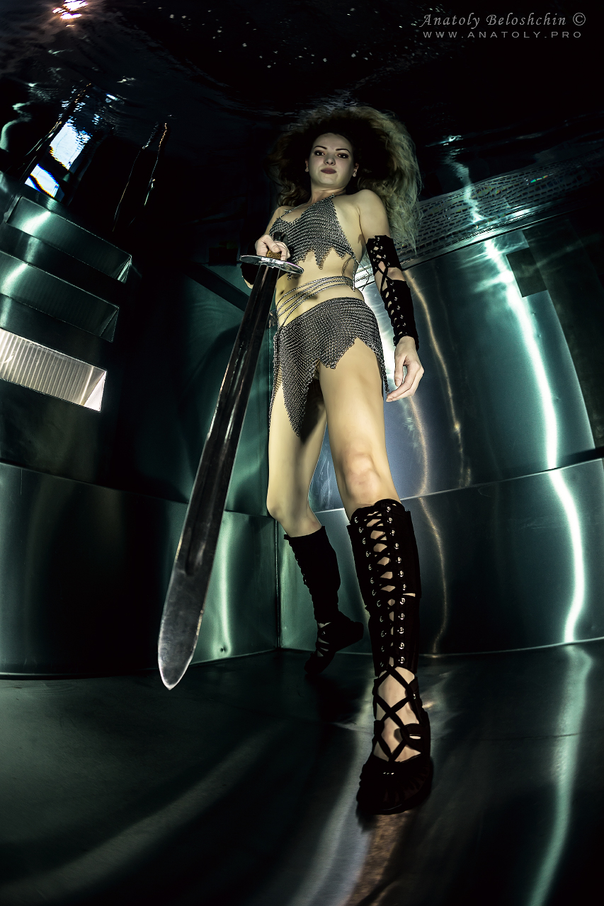 Swimming pool, underwater model, Anatoly Beloshchin, Бассейн МЧС, Анатолий Белощин