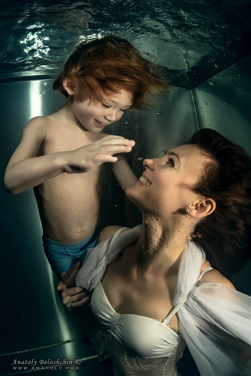 Swimming pool, underwater model, Anatoly Beloshchin, Бассейн МЧС, Анатолий Белощин
