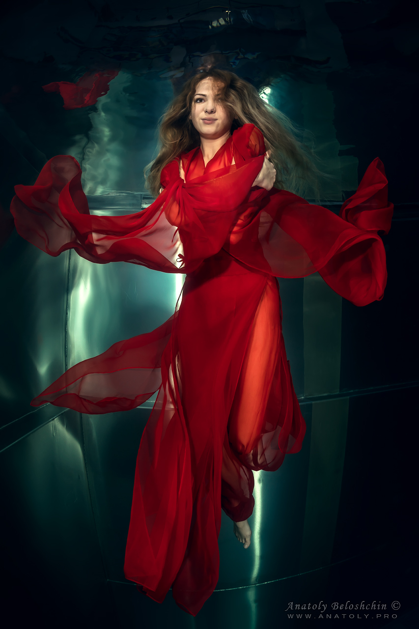 Swimming pool, underwater model, Anatoly Beloshchin, Бассейн МЧС, Анатолий Белощин