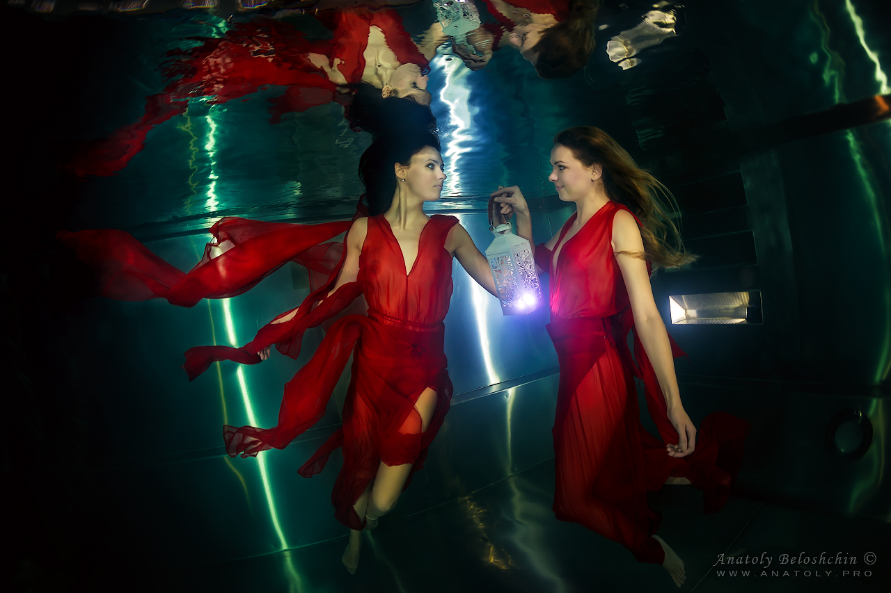 Swimming pool, underwater model, Anatoly Beloshchin, Бассейн МЧС, Анатолий Белощин