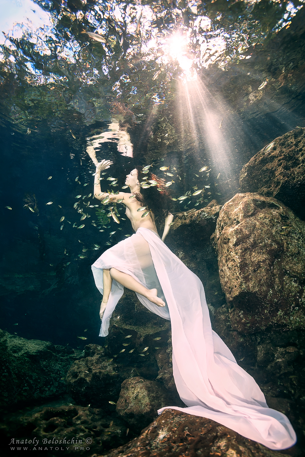 Cenote Xunaan Ha, uw model, Beloshchin, Белощин