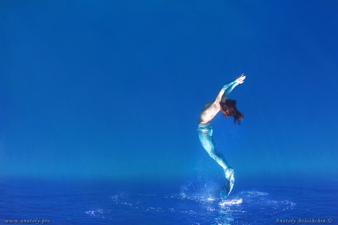 Underwater model, Beloshchin, Белощин