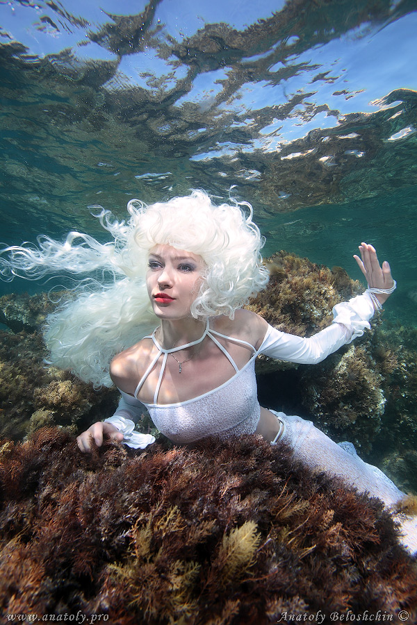 Underwater model, Cyprus, Beloshchin, Белощин