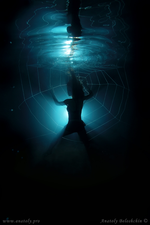 Underwater model, Beloshchin, Белощин