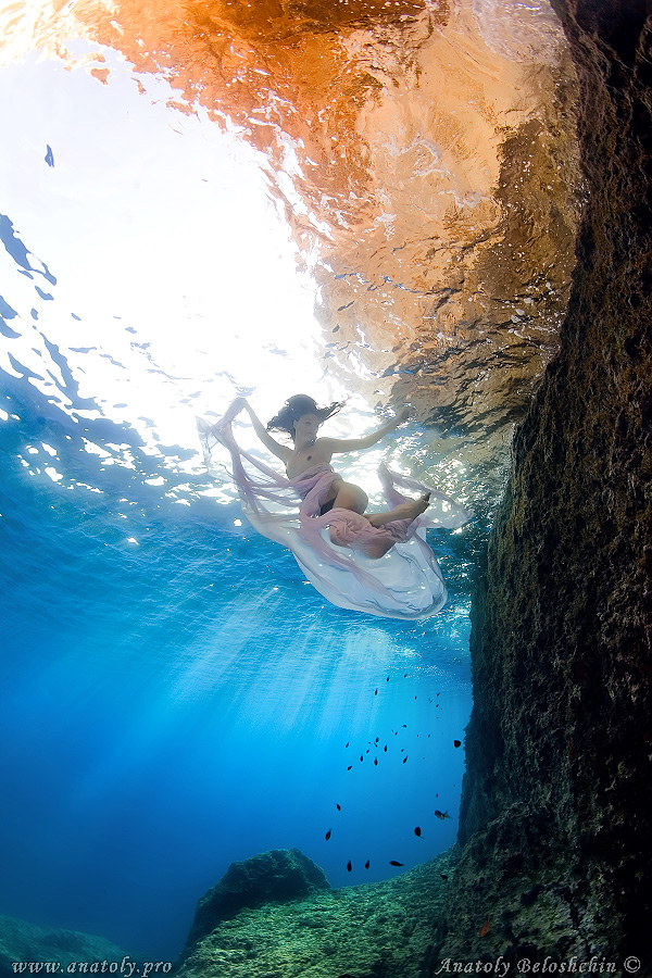 Underwater model, Malta, Beloshchin, Белощин