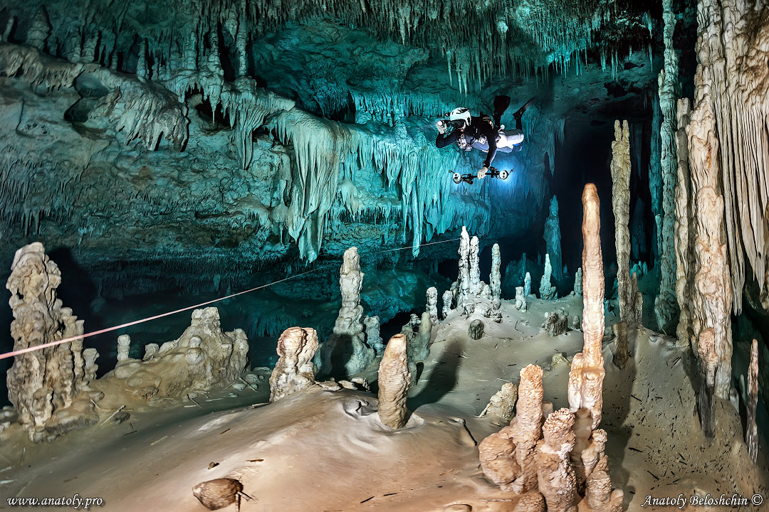 The cave Otoch Ha, Mexico, Anatoly Beloshchin, Анатолий Белощин 