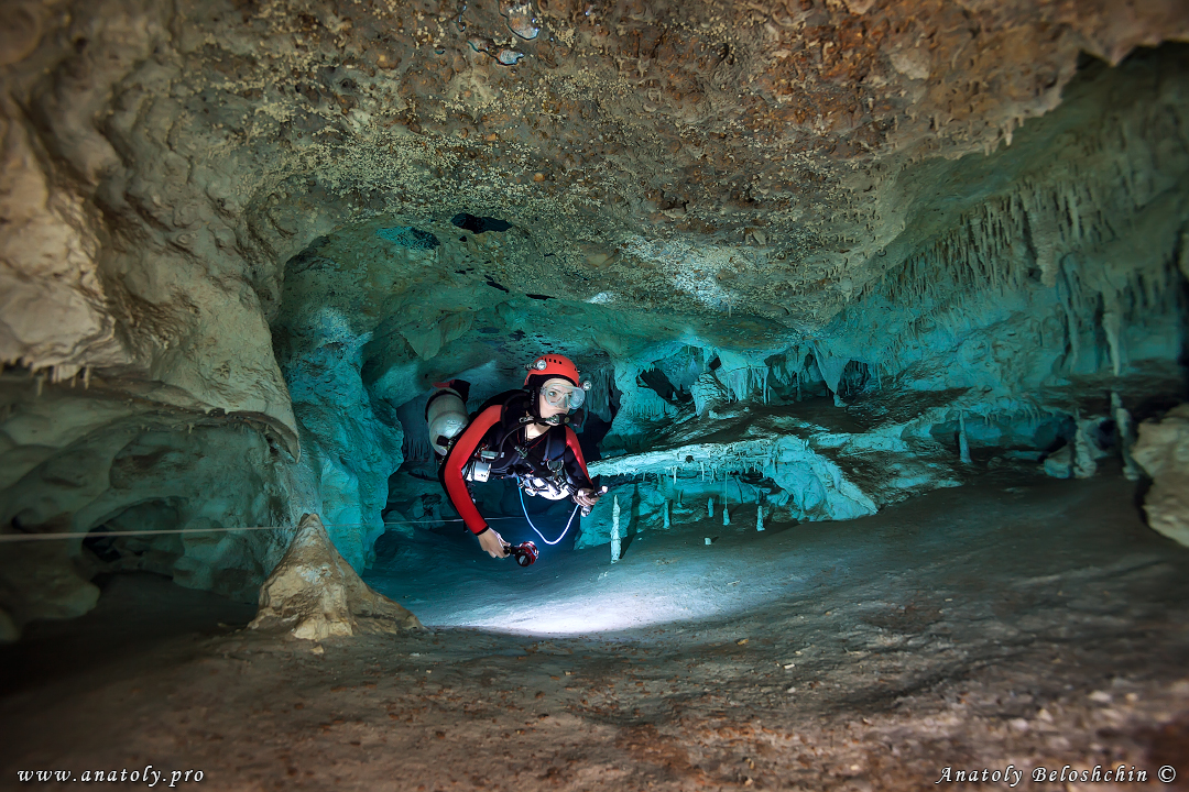 The Cave \"Dos Pisos\", Mexico, Anatoly Beloshchin, Анатолий Белощин 
