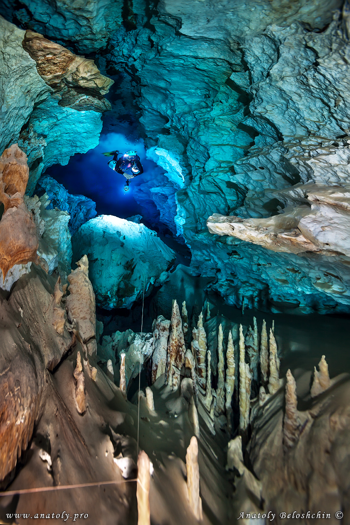Cenote Calavera, Mexico, Anatoly Beloshchin, Анатолий Белощин 