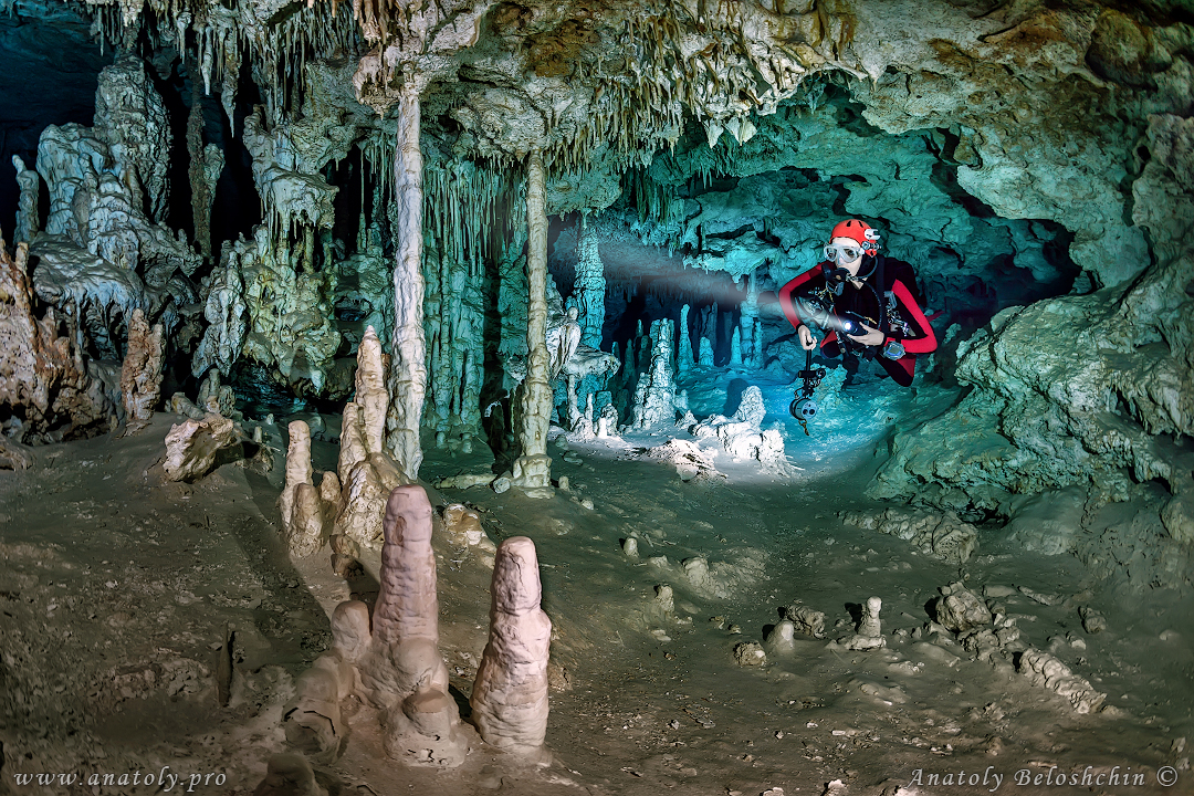 Grande Cenote, Mexico, Anatoly Beloshchin, Анатолий Белощин 