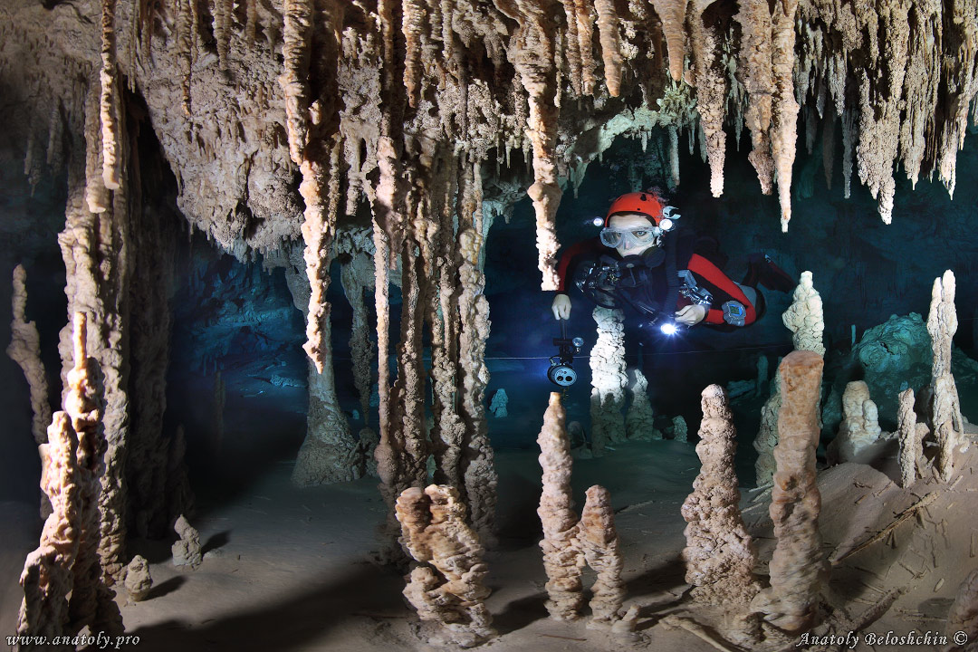 Chan Hole, Cave, Mexico, Anatoly Beloshchin, Анатолий Белощин 