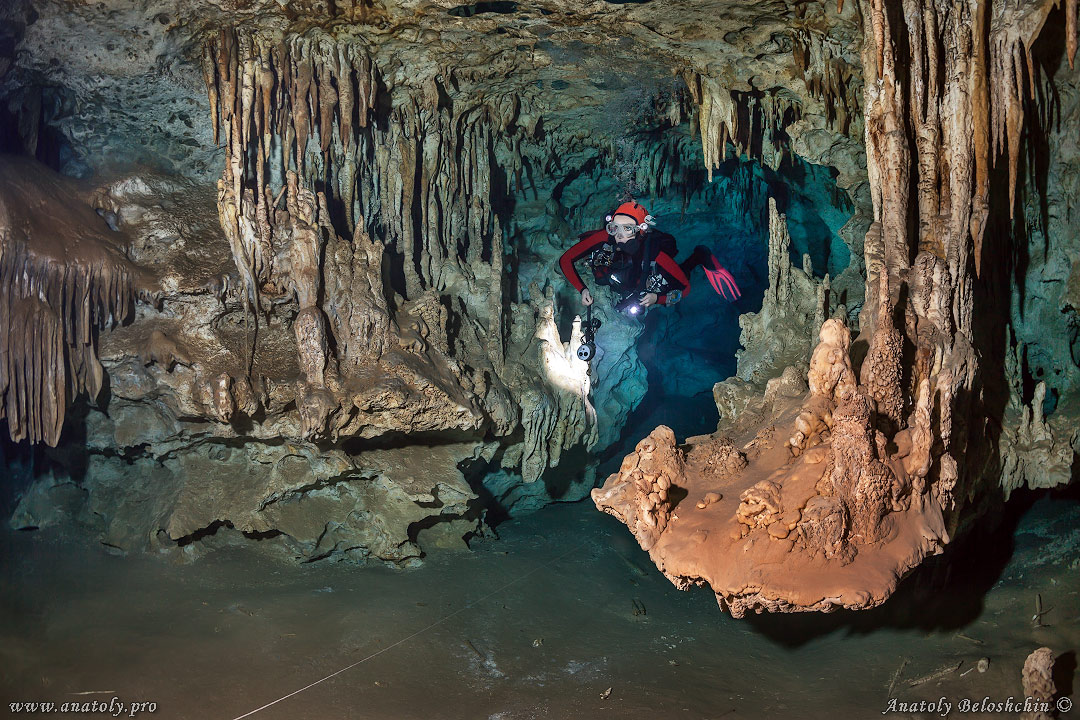 Chan Hole, Cave, Mexico, Anatoly Beloshchin, Анатолий Белощин 