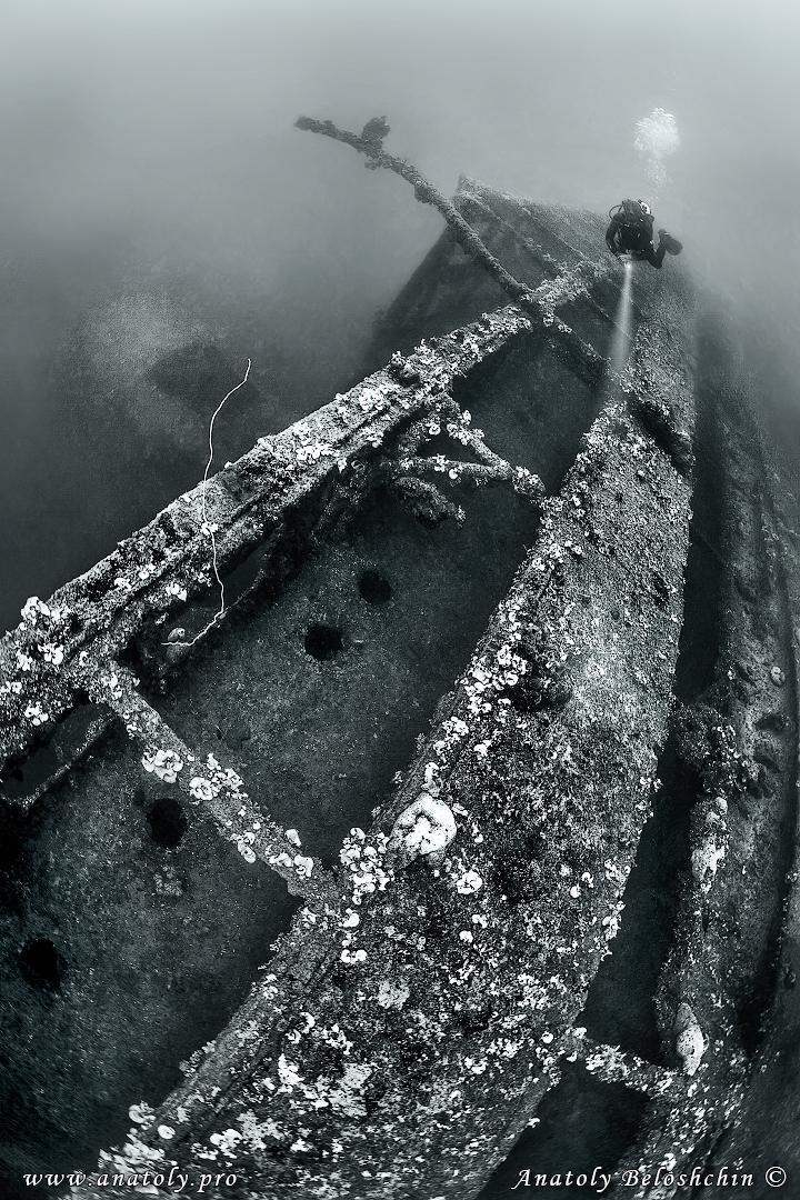 Cormoran, Tokay Maru wreck, Guam, Anatoly Beloshchin