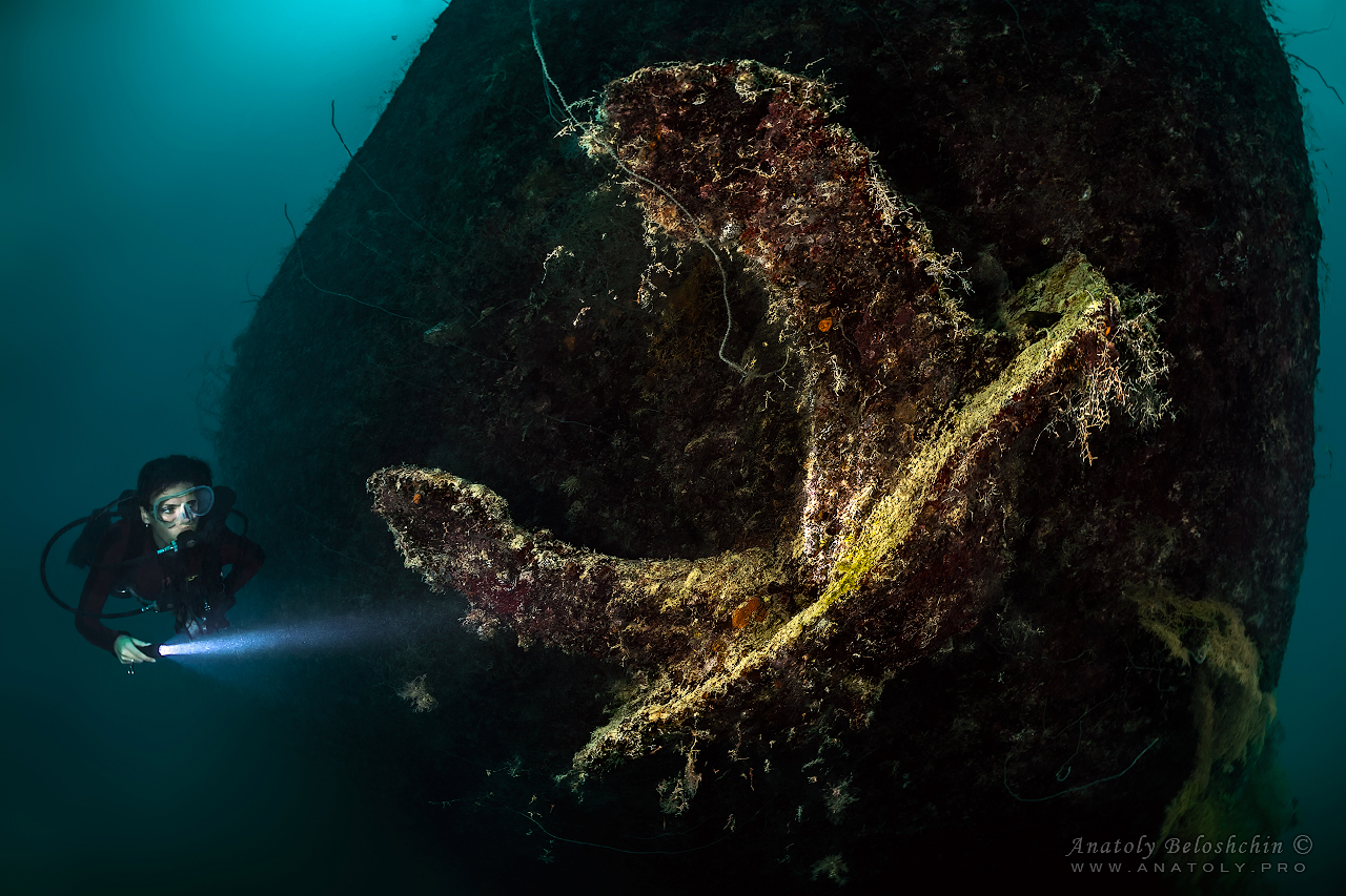 Palau, Anatoly Beloshchin, Палау, Анатолий Белощин, wreck, helmet wreck