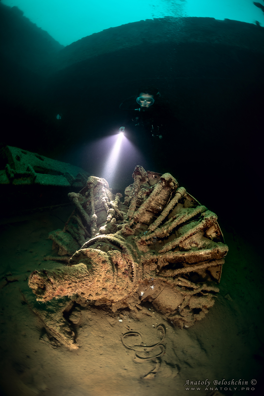 Palau, Anatoly Beloshchin, Палау, Анатолий Белощин, wreck, helmet wreck