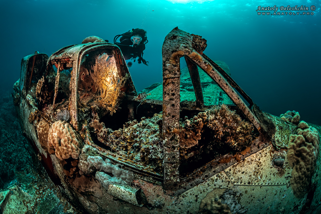 Palau, Anatoly Beloshchin, Палау, Анатолий Белощин, wreck, aircraft