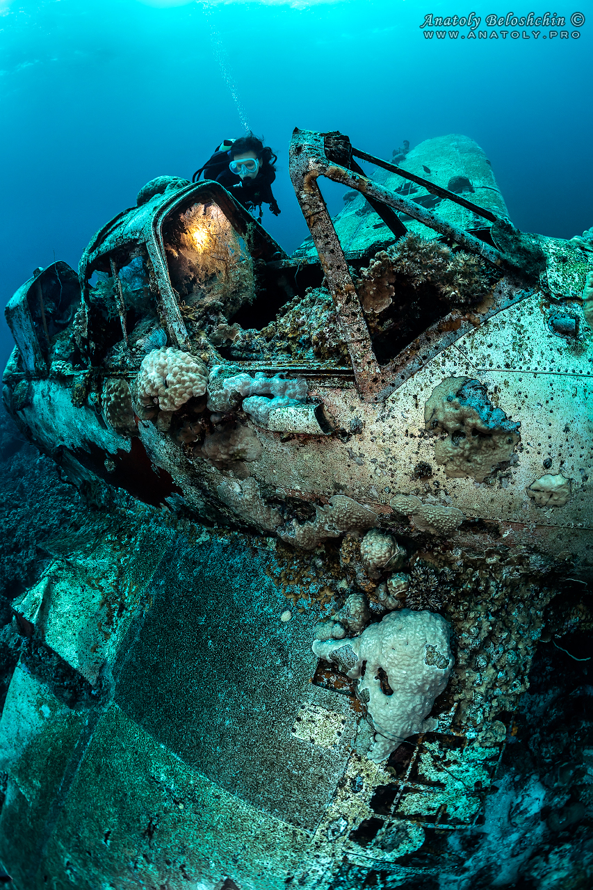 Palau, Anatoly Beloshchin, Палау, Анатолий Белощин, wreck, aircraft