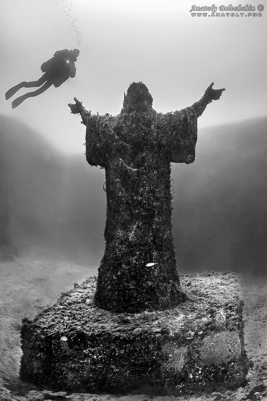 Jesus Christ uw statue, Malta, Anatoly Beloshchin