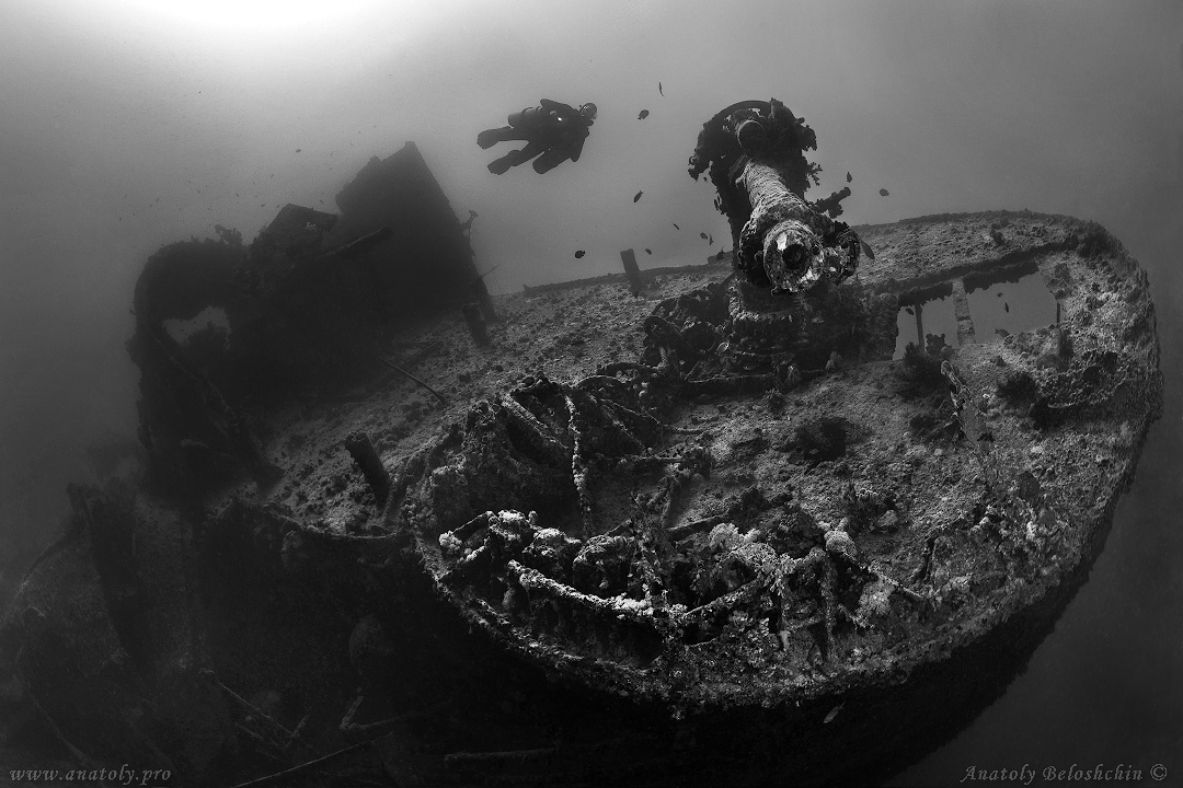 Thistlegorm, wreck, Red Sea, Anatoly Beloshchin, Белощин