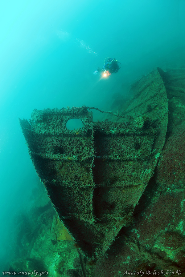 Black sea, wreck, Anatoly Beloshchin, Белощин 